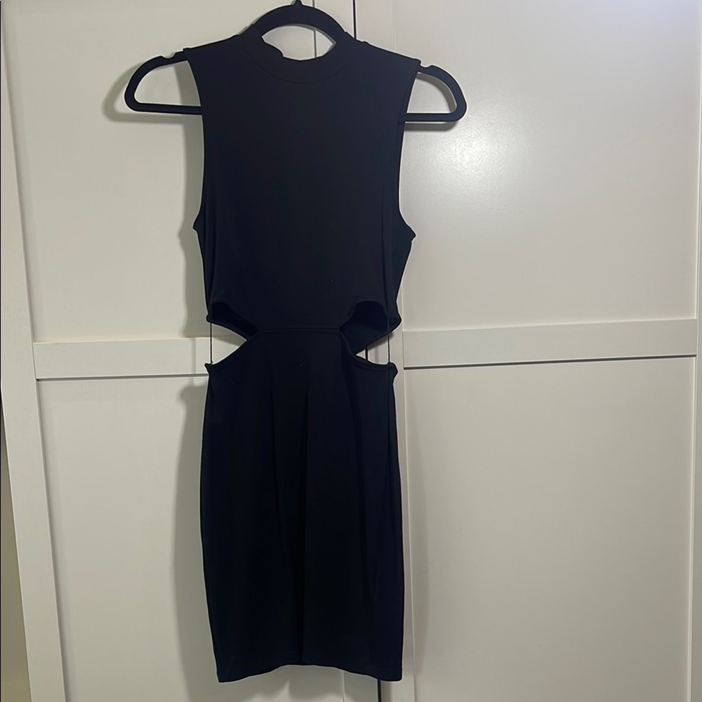 Black Cut-Out Dress H&M